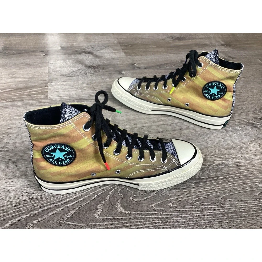 Converse Chuck Taylor All-Star 70 Hi NBA Jam Hardwood Floor Mens 7 Shoes Sneaker